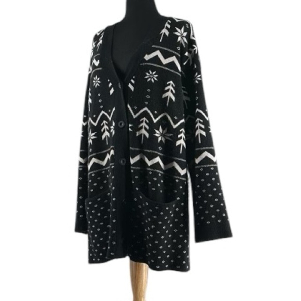 PJ Salvage Women's Loungewear Alpine Nights Cardigan warm comfy cabin sz sm